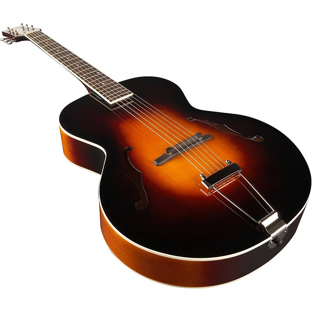 The Loar LH-300 Hand-Carved Archtop Acoustic Guitar, Vintage Sunburst