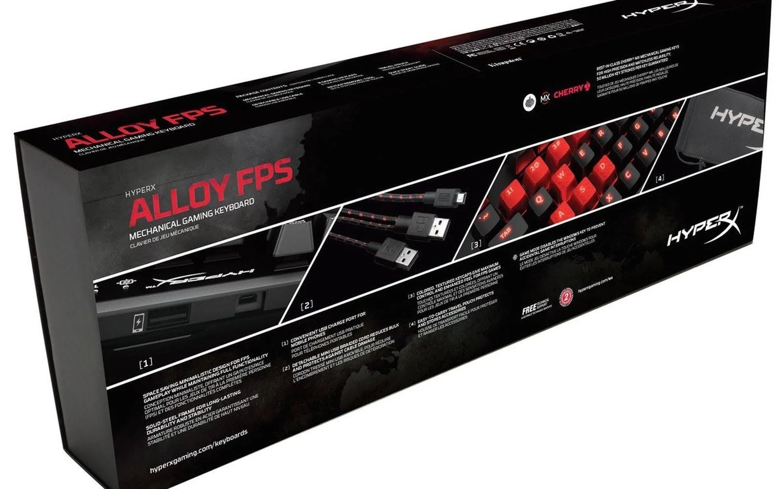 Kingston HyperX Alloy FPS Mechanical Gaming Keyboard, Black