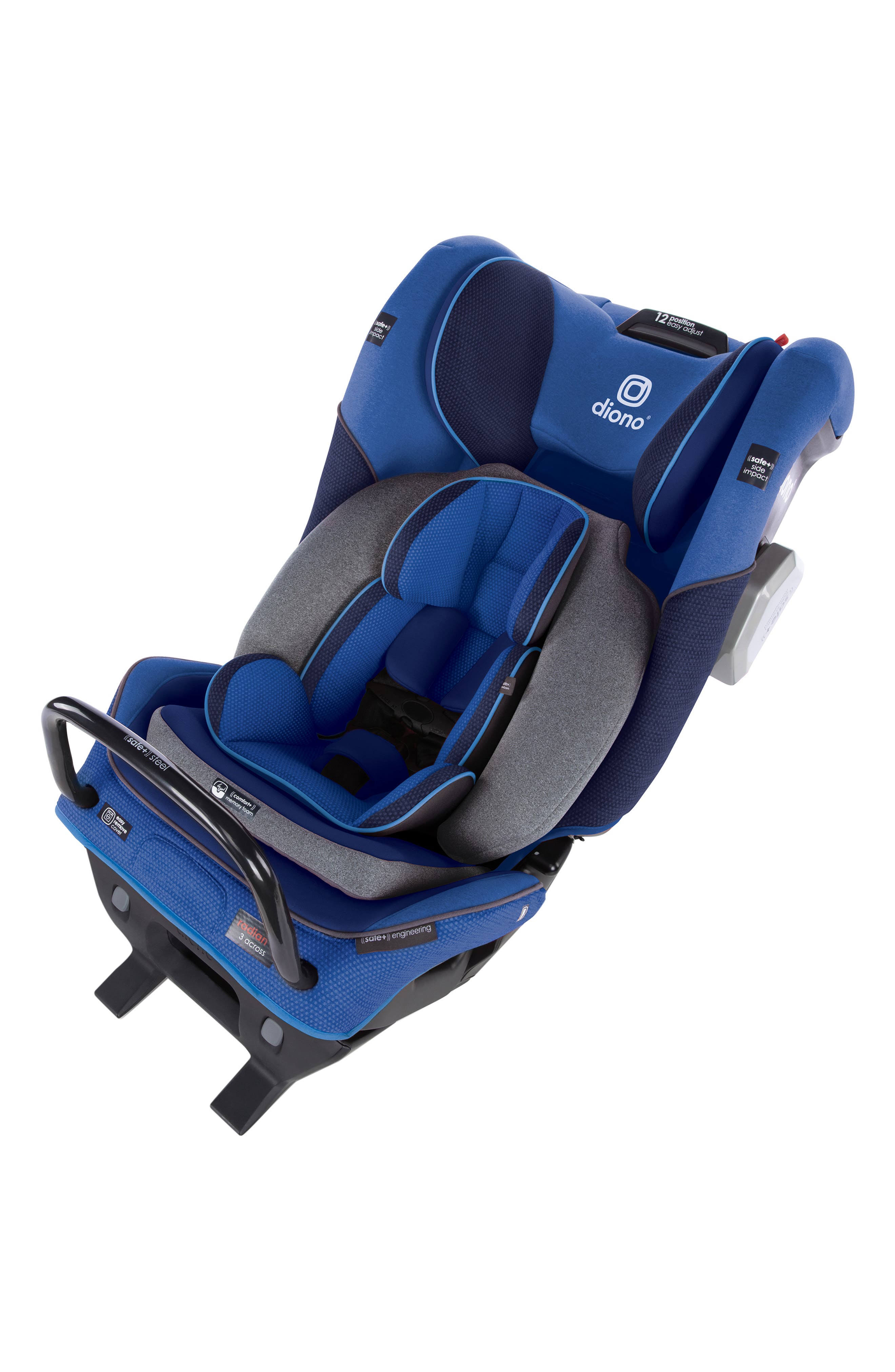 Diono Radian 3qxt All-in-One Convertible Car Seat, Blue Sky