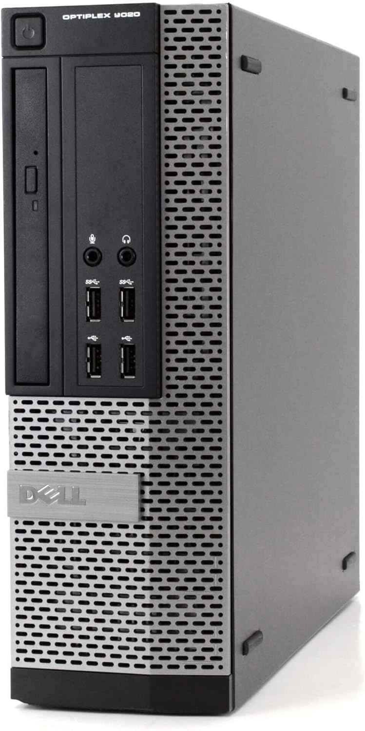 Dell Optiplex 9020 Desktop Computer PC, Intel Quad-Core i5, 500GB SSD Storage, 8GB DDR3 RAM, Windows 10 Home, DVD, WiFi, New 24in Monitor, Wireless Keyboard and Mouse (Renewed)