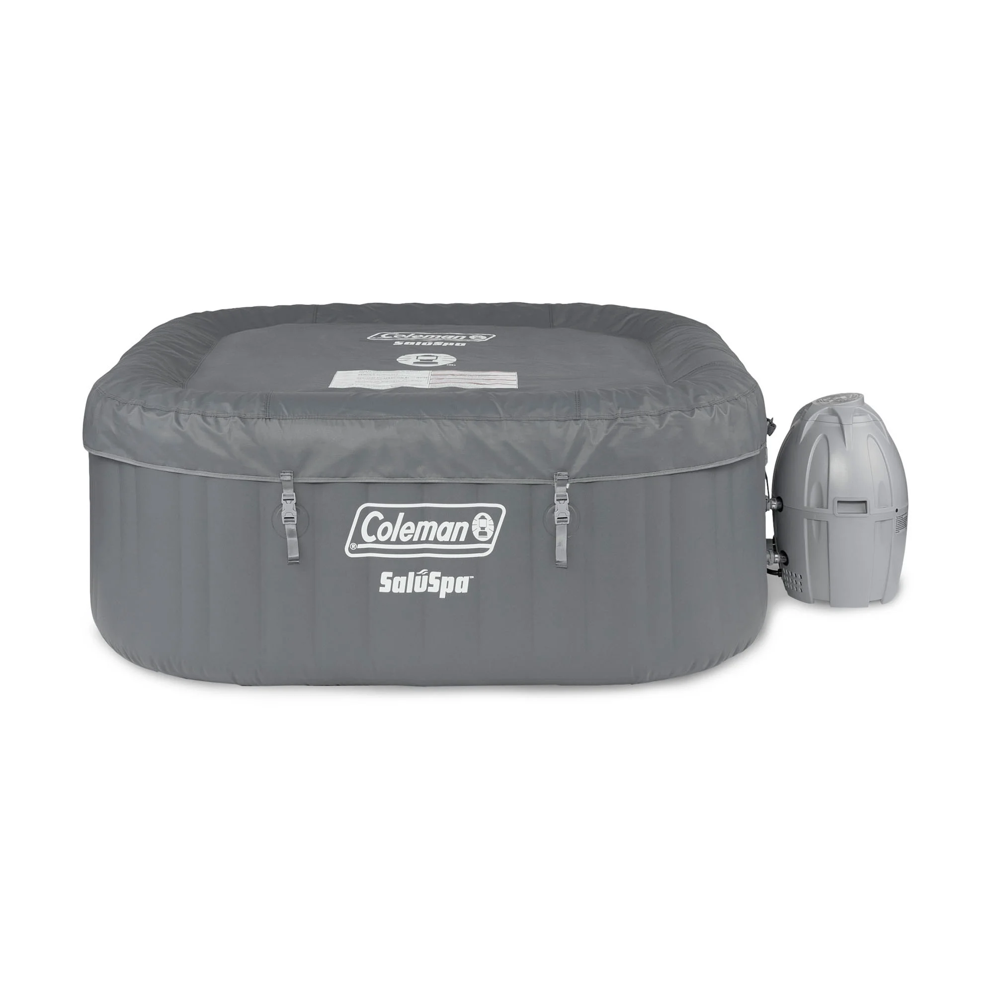 Coleman SaluSpa 4 Person Inflatable Hot Tub with EZ Spa Algaecide Treatment