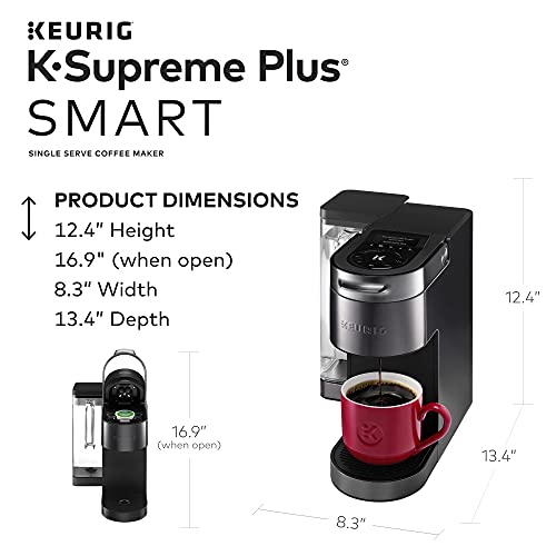 Keurig K-Supreme Plus SMART Single Serve Coffee Maker with illy Intenso Bold Roast 32 K-Cup Pods