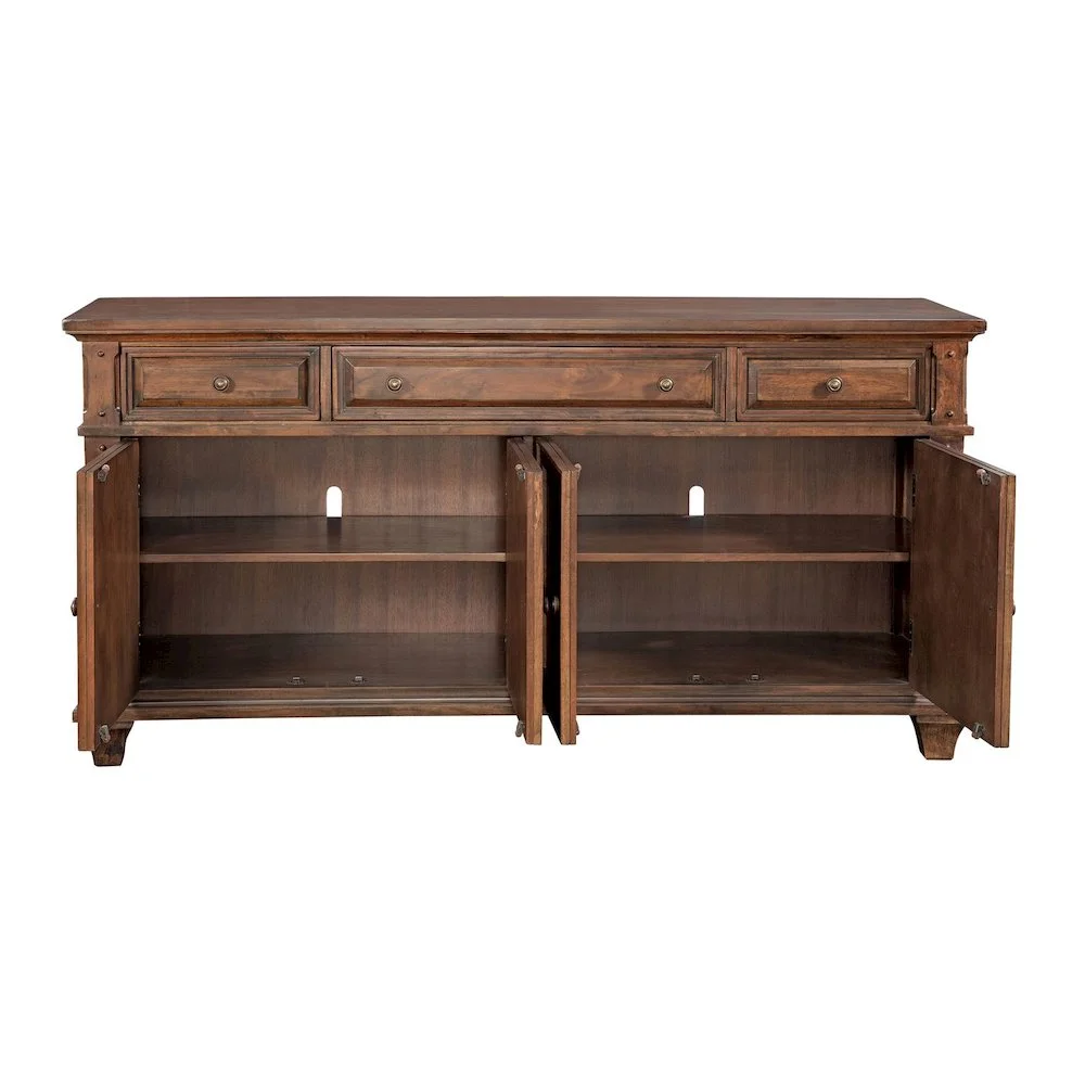 American Woodcrafters Sedona Cherry 72" TV Console