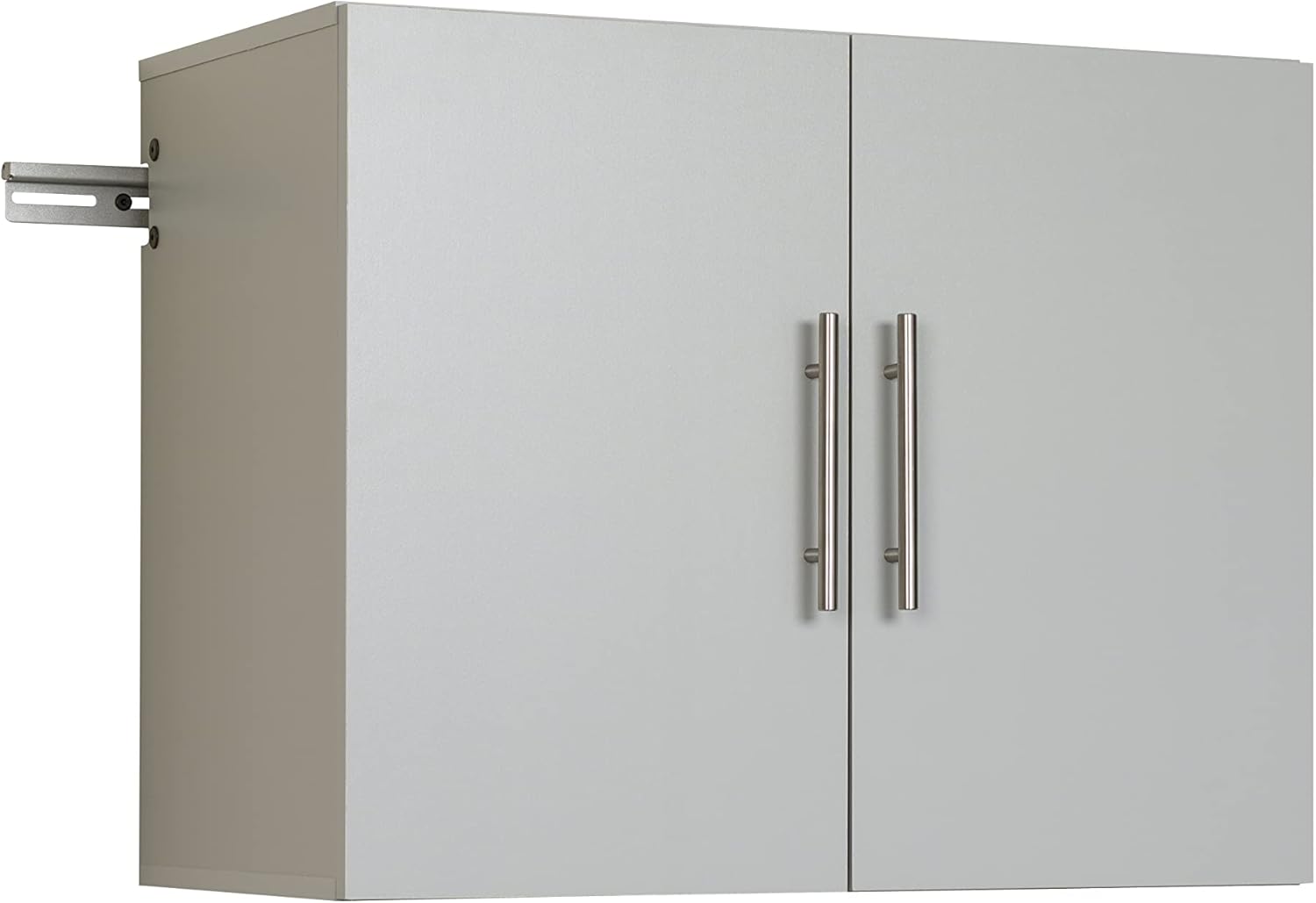 Prepac HangUps 30" Upper & 2-Door Base Garage Storage Cabinets, Light Gray