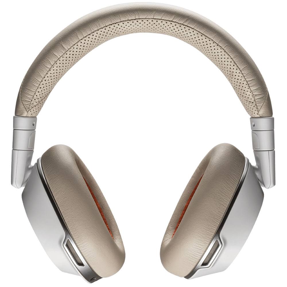 Poly Voyager 8200 UC Bluetooth Wireless Over-Ear Headphones with Mic and NFC - Noise-Canceling - Omni-Directional - White