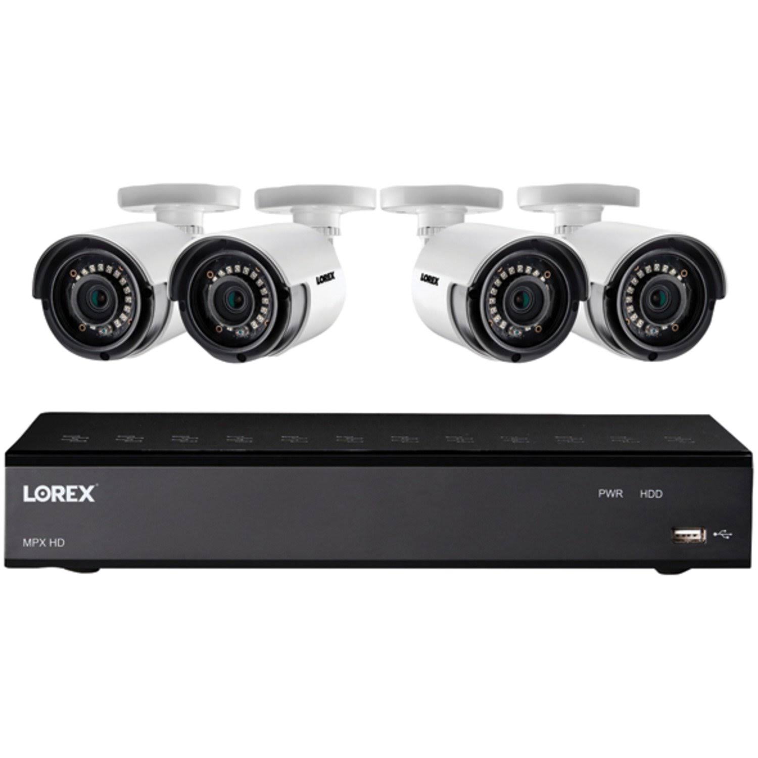 Lorex HD Security Camera System with DVR and Four 1080p Bullet Cameras