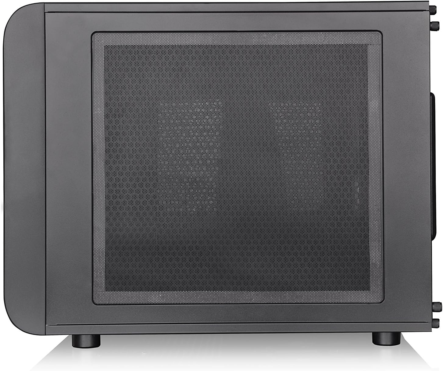 Thermaltake Core V21 SPCC Micro ATX, Mini ITX Cube Gaming Computer Case Chassis, Small Form Factor Builds, 200mm Front Fan Pre-installed, CA-1D5-00S1WN-00 Black