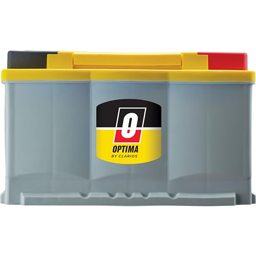 OPTIMA Batteries High Performance DH7 YellowTop Dual Purpose Sealed AGM Car, Truck and SUV Battery, 880 CCA, Maintenance Free, Versitile Mounting, BCI Group Size 94R