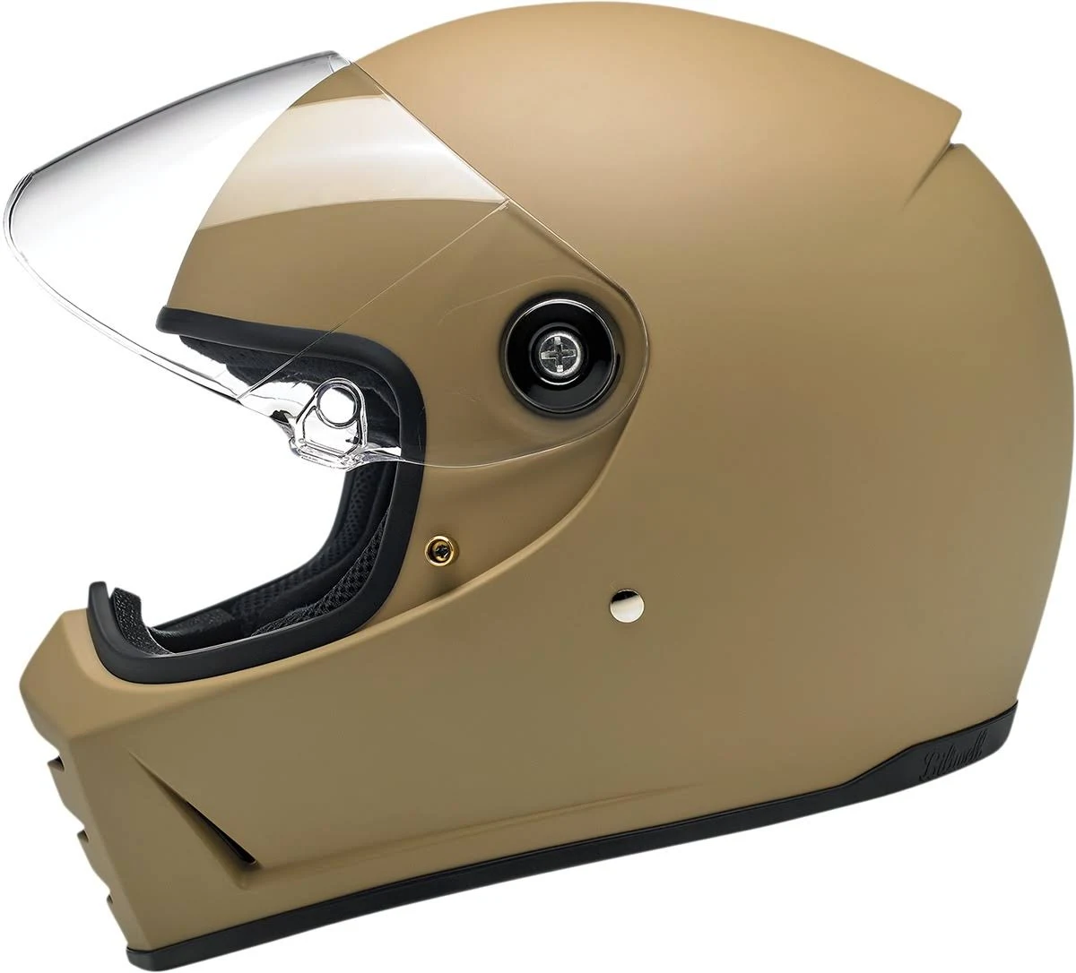 Biltwell Lane Splitter Helmet, Flat Coyote Tan / Medium