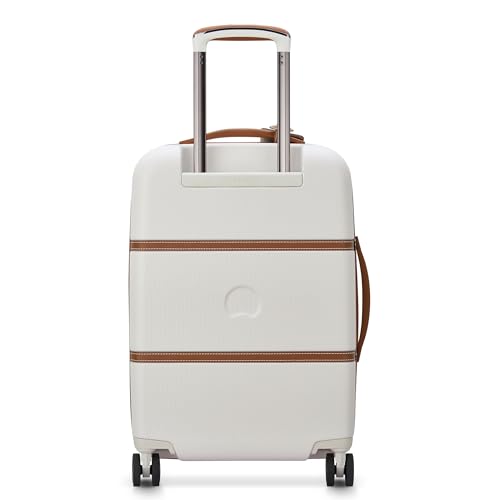 DELSEY PARIS Chatelet Air 2.0 Hardside Luggage with Spinner Wheels, Angora, Checked-Large 28 Inch