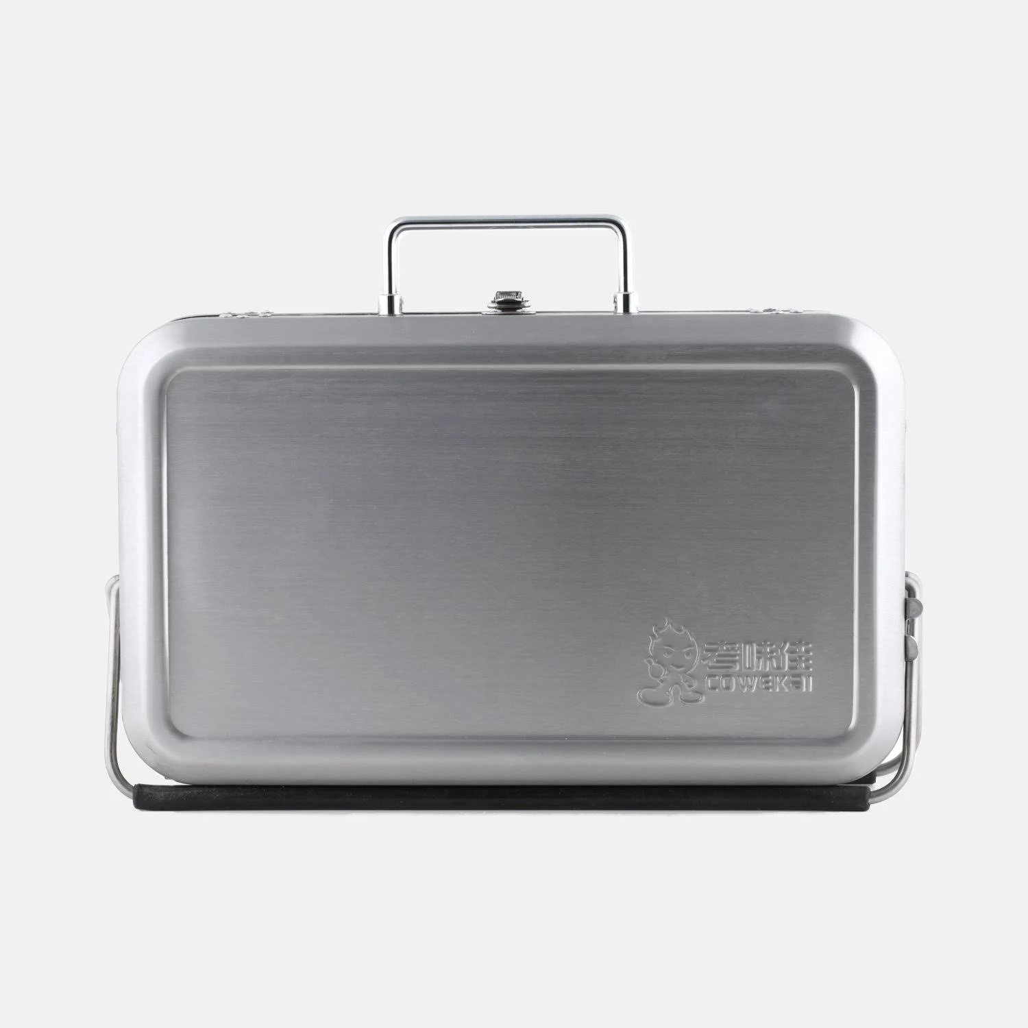 Kikkerland Bq01 Portable BBQ Suitcase Silver