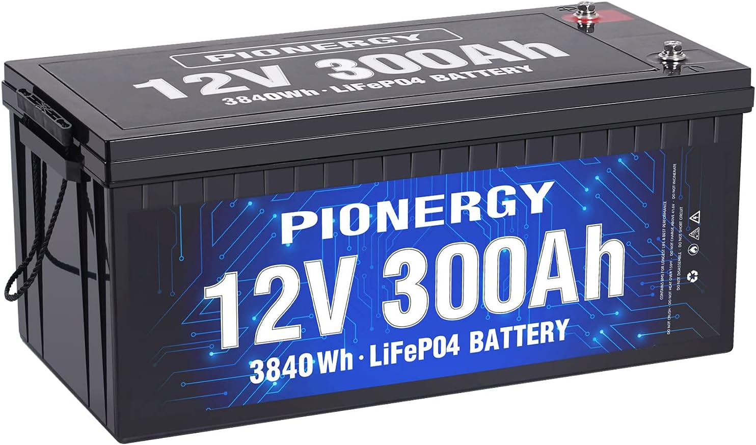 LiFePO4 Battery, Lithium Battery 4000+ Cycles Rechargeable Iron Phosphate Battery for RV, Solar Power and Backup Battery Low Self-Discharge and Light Weight with Built-In BMS (12.8V 6 Ah)