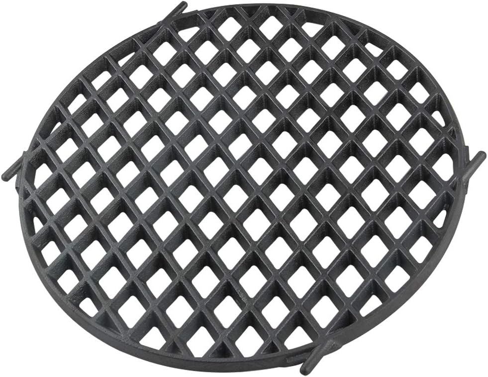Cast Iron Sear Grate Replacement for Weber 8834 Gourmet BBQ System 22.5 Weber Charcoal Grills,12-Inch Diameter Pre-seasoned