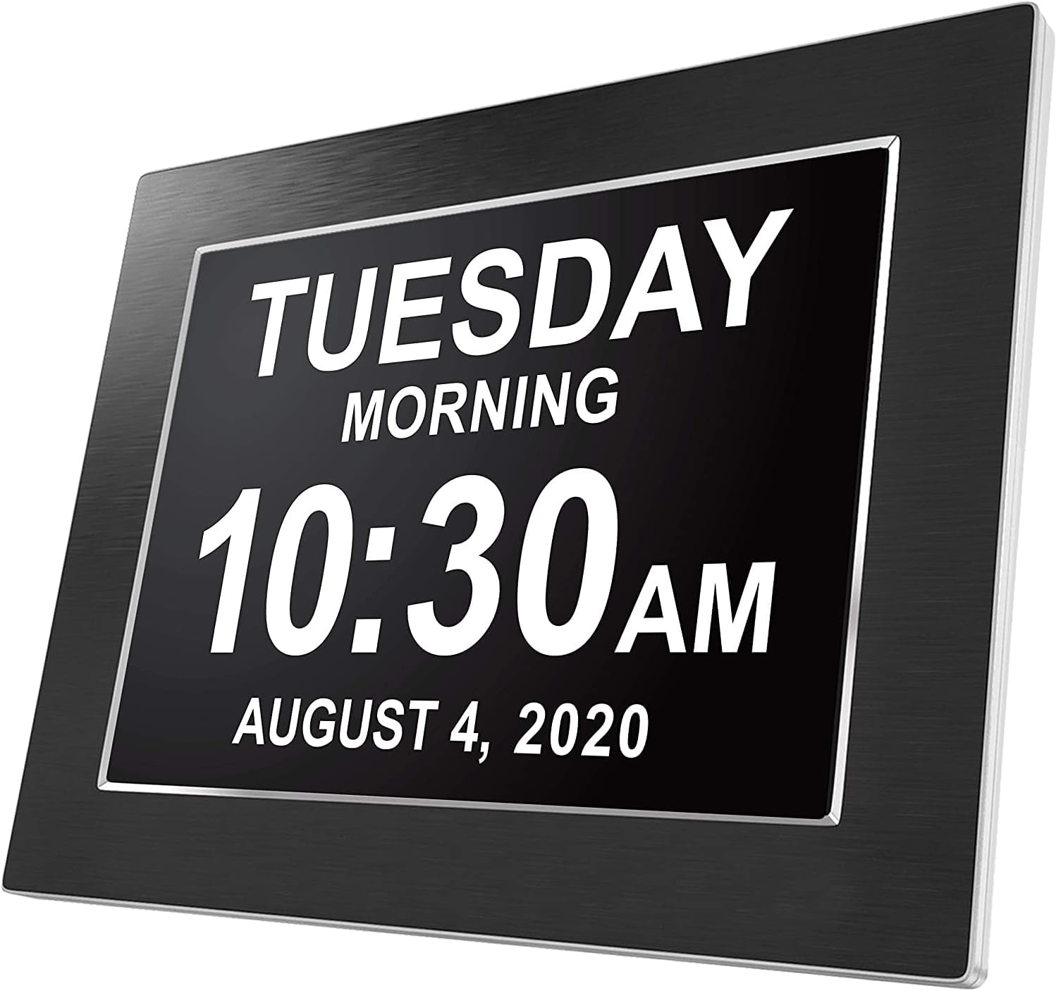 【New 2022】American Lifetime Day Clock Large Digital Clock Large Display with date and day of the week, Digital wall clock Large display Dementia products for elderly seniors,Clocks for Seniors (White)