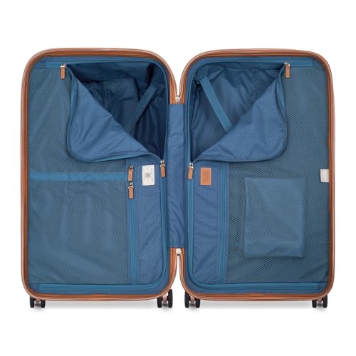 DELSEY PARIS Chatelet Air 2.0 Hardside Luggage with Spinner Wheels, Angora, Checked-Large 28 Inch