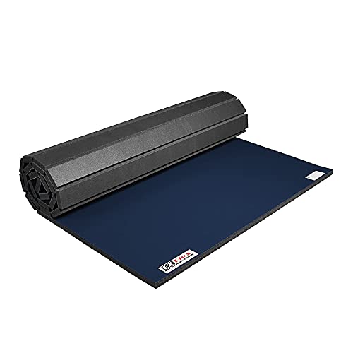 IncStores 1.4 Inch Thick Roll Out Wrestling Mat | Foam and Vinyl Mat for Practicing Wrestling Technique in Your Basement, Garage, or School Facility