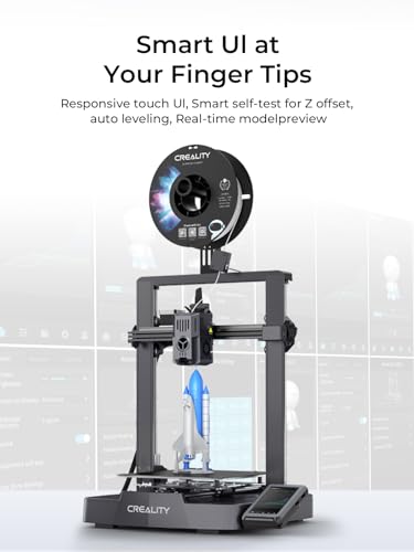 Creality Ender-3 V3 KE 3D Printer, 500 mm/s High-Speed Printing with Auto-Leveling, Sprite Direct Extruder Supports 300℃ Printing, Ultra-Smooth and Stable, 220×220×250 mm Print Volume