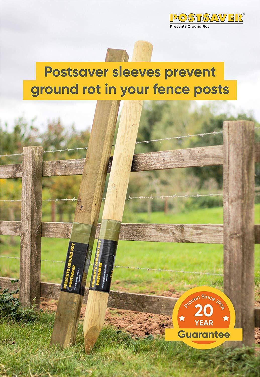 Post Saver 5 in. x 5 in. Rot Protection Sleeve (10-Pack)