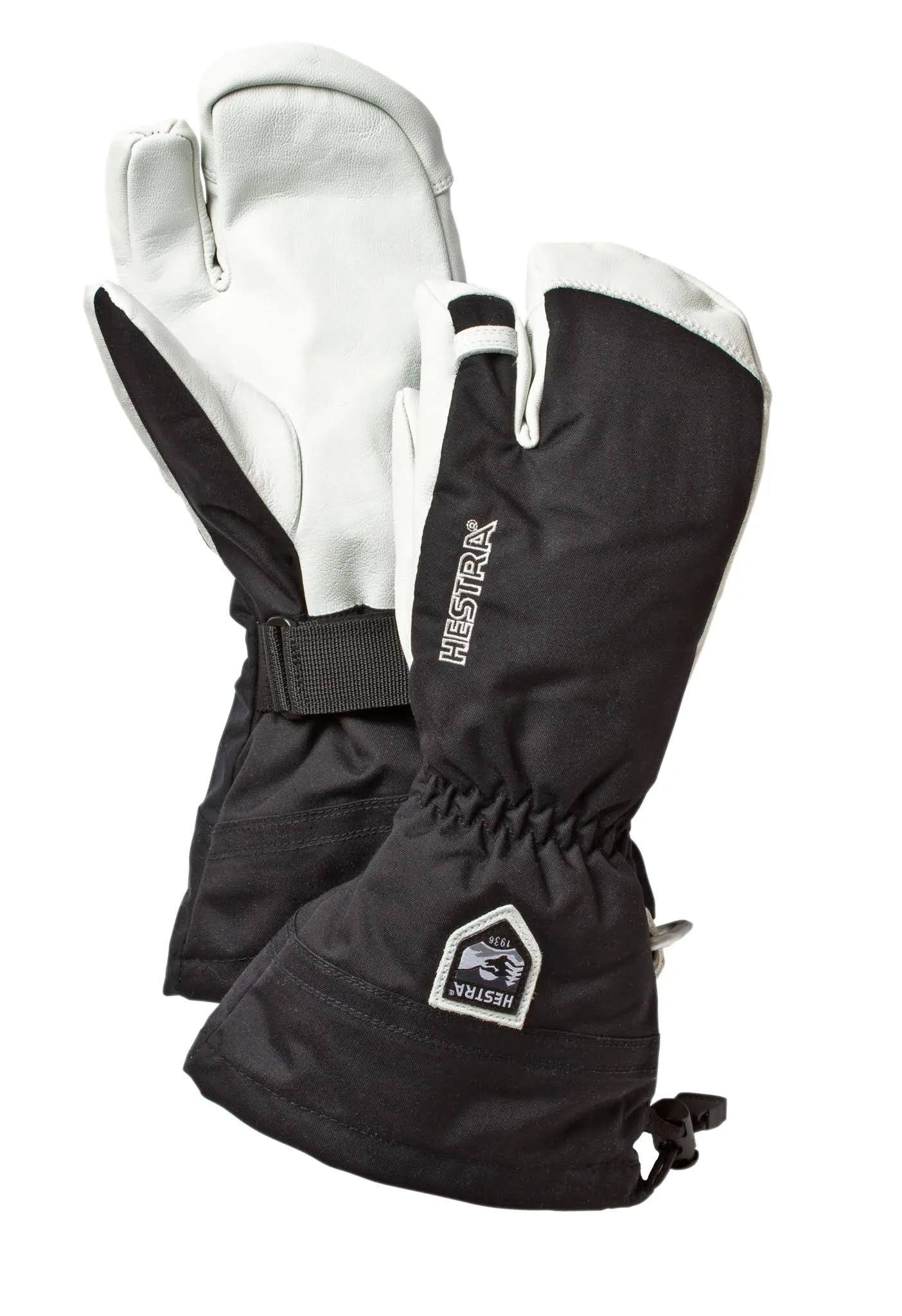 Hestra Army Leather Heli Ski 3 Finger Glove - Red