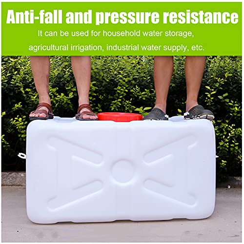 Water Tank White Water Container with Faucet 30L/70L/140L Portable Water Storage Jug Food Grade Horizontal Square Water Tan,Perfect for Outdoors Camping Hiking Emergency