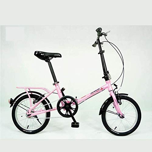 16 inch Portable Folding Bicycle Child Adult Men and Women Students Lightweight Folding Bicycle Leisure Bicycle