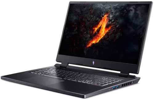 acer Nitro 17 Gaming Laptop, 17.3" FHD IPS 165Hz Display, AMD Ryzen 7 8845HS 3.8GHz, GeForce RTX 4060, 32GB DDR5 RAM, 1TB PCIe SSD, RGB Keyboard, Bluetooth 5.3, Windows 11 Home, Black