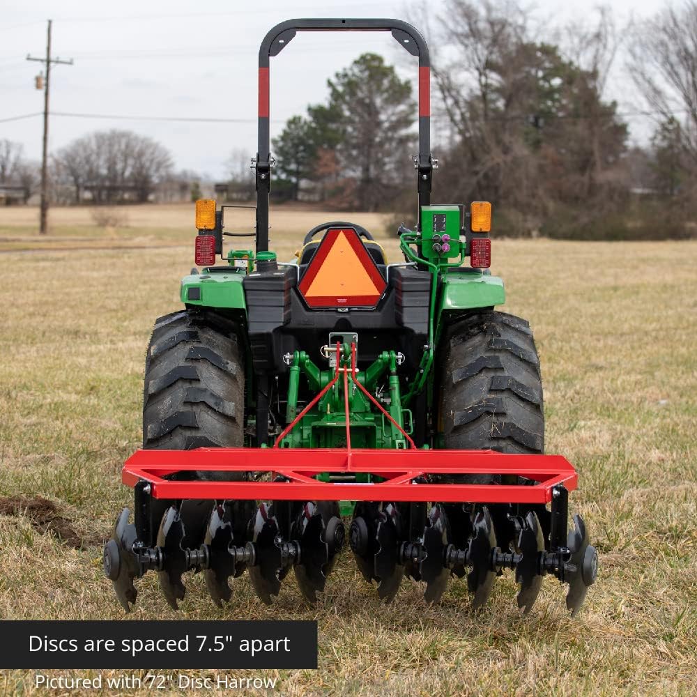 Titan Attachments Notched Disc Harrow 5 ft. 3 Point Category 1