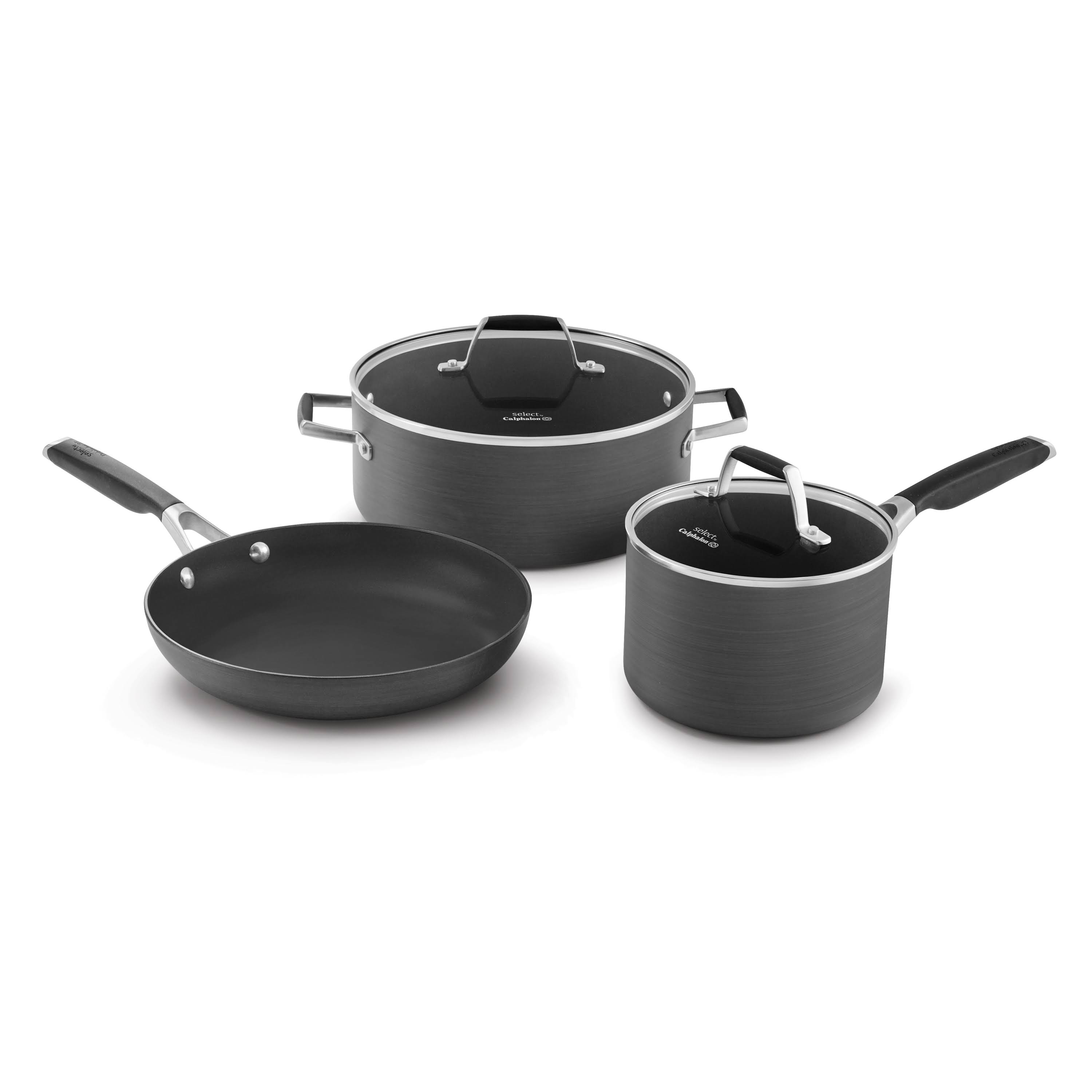 Calphalon Select 8-Piece Hard Anodized Nonstick Cookware Set