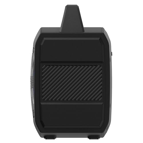 ION Block Rocker - Portable Bluetooth Outdoor Party Speaker with Karaoke Microphone, Battery, 4 Speakers, Radio, USB Port, App, Water-Resistant, 120W