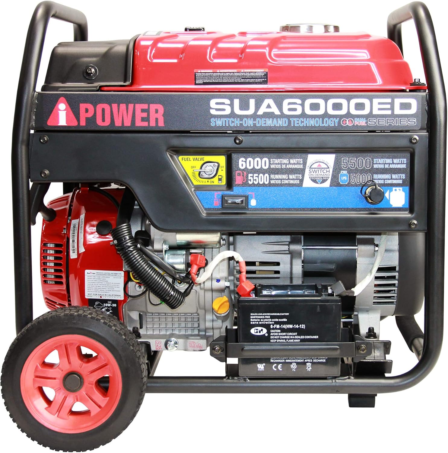 A-iPower SUA4500 4500 Watt Portable Generator Small Gas Powered for Jobsite, RV, and Home Backup Emergency