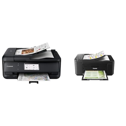 Canon PIXMA TR8620a - All-in-One Printer Home Office|Copier|Scanner|Fax|Auto Document Feeder | Photo, Document | Airprint (R), Android, Black, Works with Alexa
