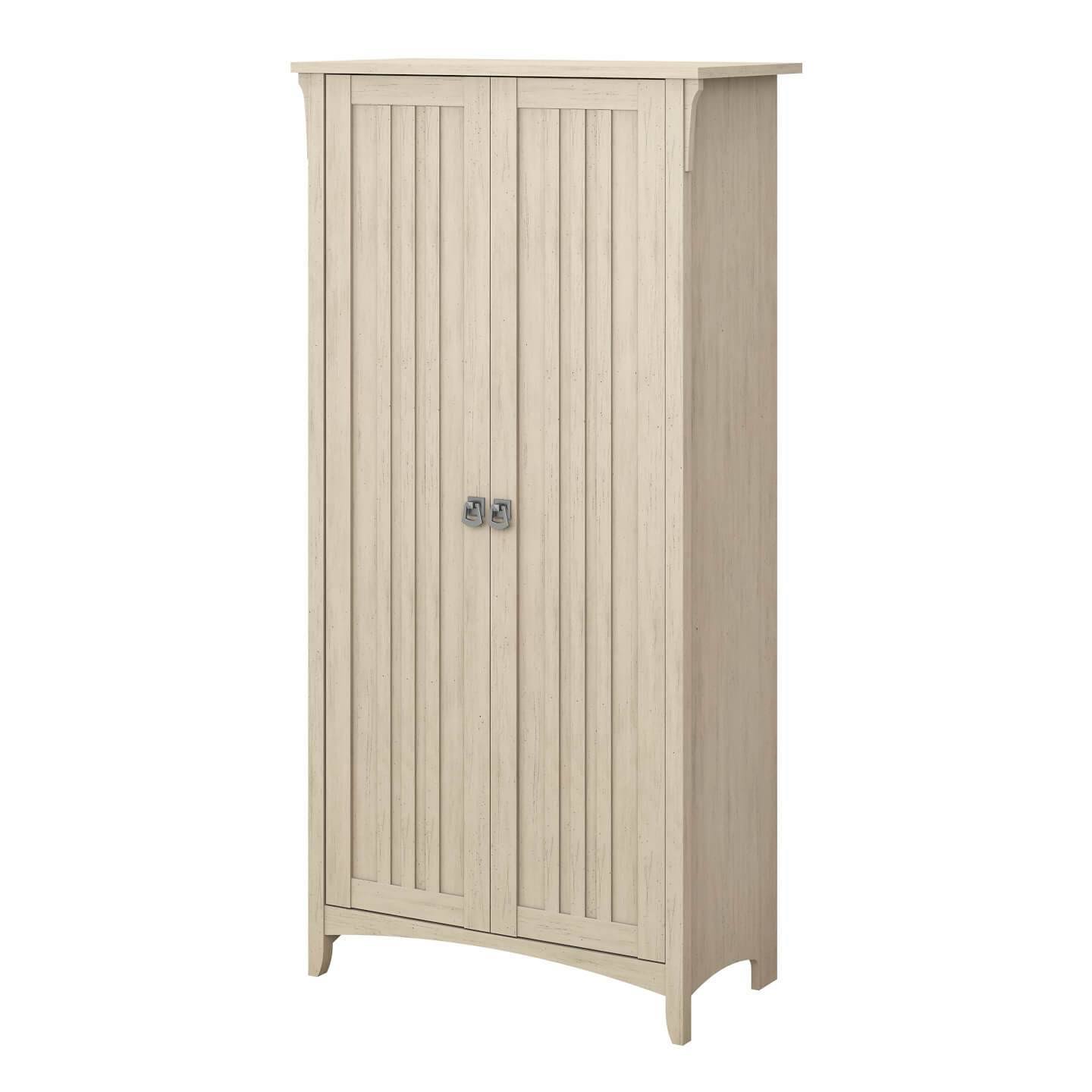 Bush Furniture Salinas Kitchen Pantry Cabinet with Doors in Vintage Black