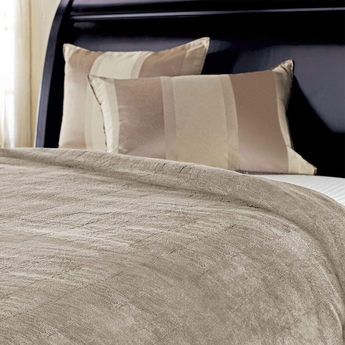 Sunbeam King Size Electric Blanket Mushroom Color