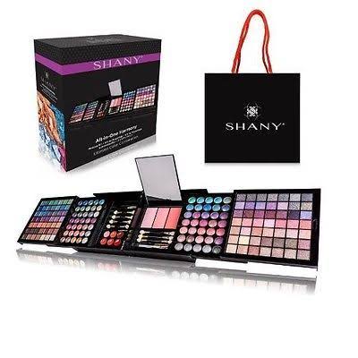 Shany All-in-One Makeup Kit Cosmetics Set Vanity Gift Case Eye Shadows Blush Lips Bag