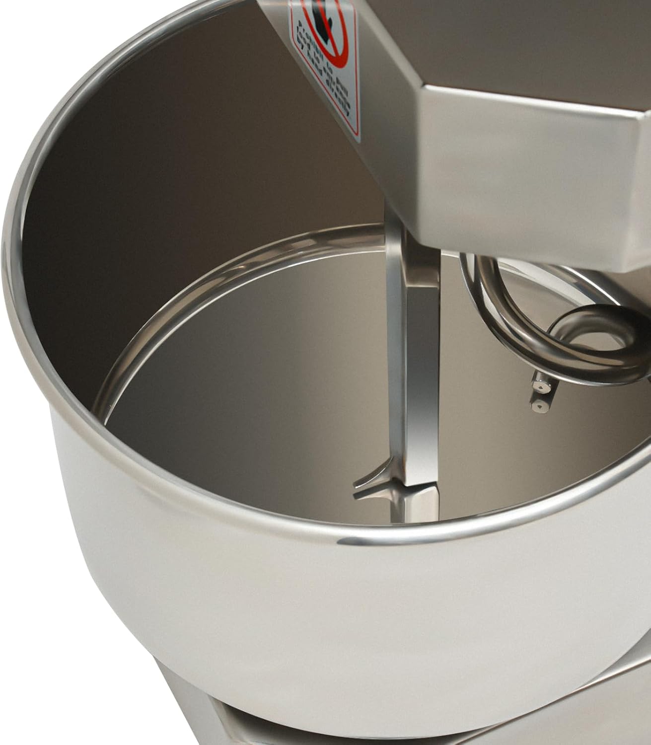 Commercial Dough Mixer,2.6 Gal Food Mixer Spiral Mixer,750W Dough Kneading Machine with Food-grade Stainless Steel Bowl,Speed Adjustable,Heavy-Duty Commercial Stand Mixer for Bakeries Pizzeria