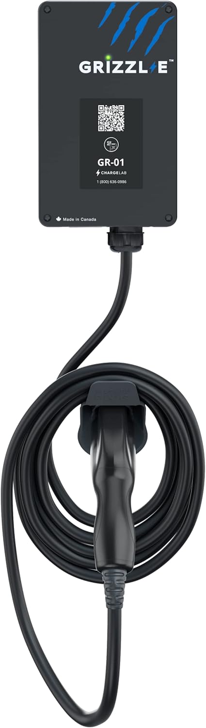 Grizzl-E Level 2 Commercial EV Charging Solution, 16/24/32/40 Amp, NEMA 14-50 Plug, 24 feet Premium Cable, Commercial Bundle