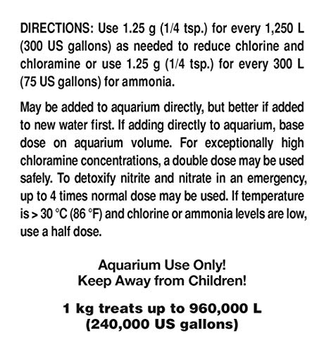 Seachem Safe Concentrated Dry Conditioner for Fresh and Salt Water, 8.8 Pound Container