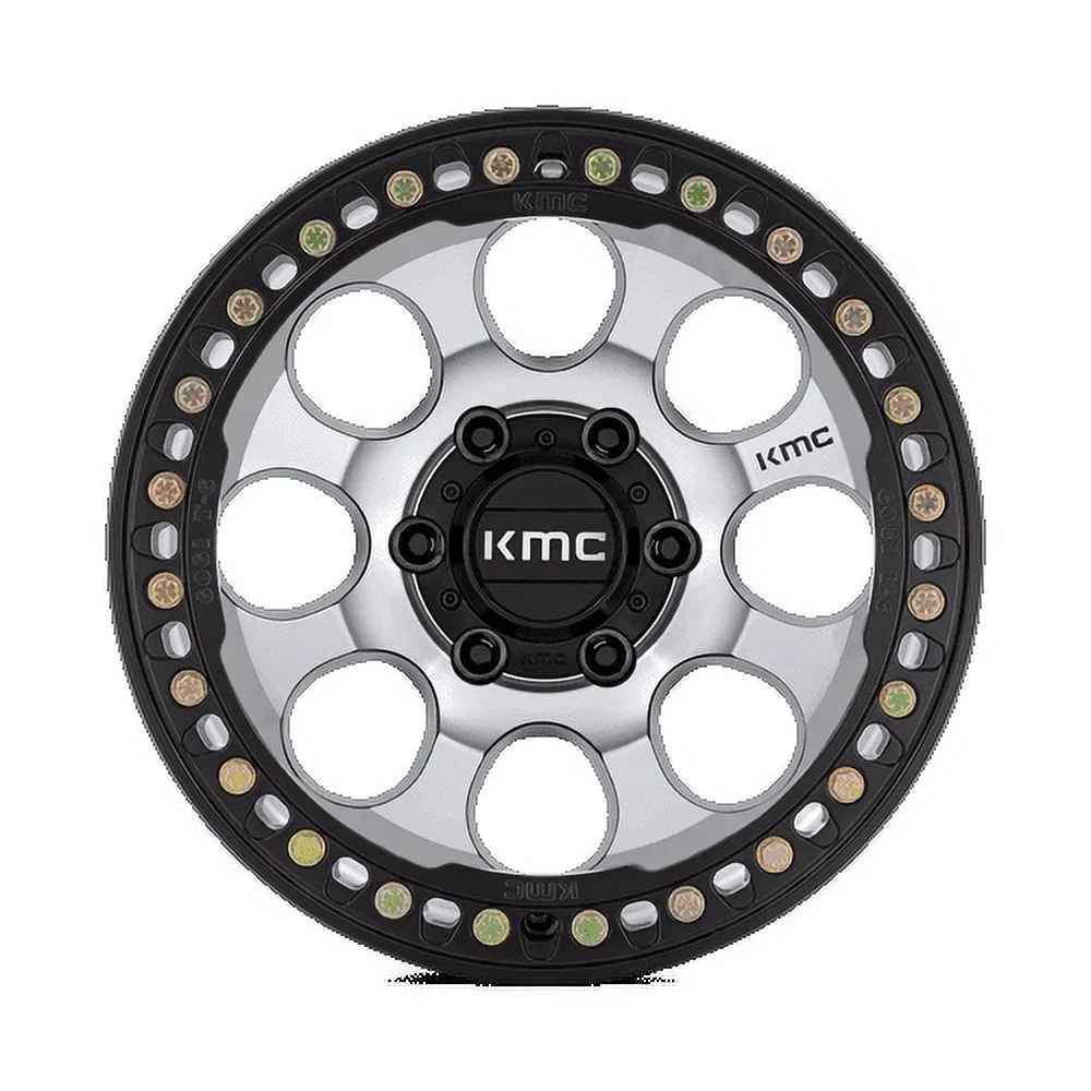 KMC Cast Aluminum Rim KM237 17X9 6X135 MACH-FC-BLK -12MM, KM237DB17906312N