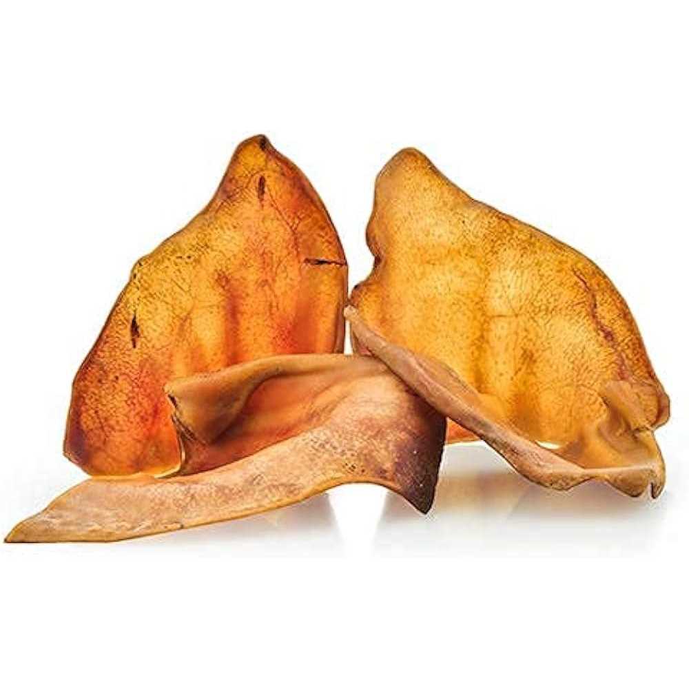Pets Plus Natural All Natural Jumbo Whole Pig Ears for Dogs - Pet Supplies online store