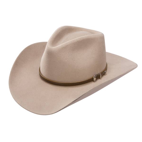 Stetson Black 4X Seneca Pinch Front Buffalo Felt Cowboy Hat