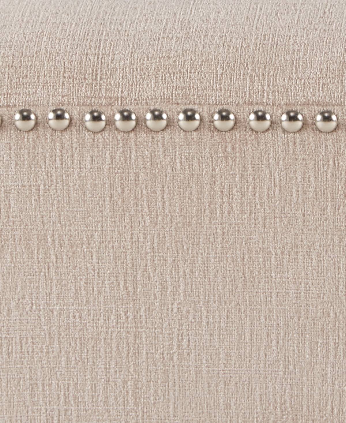 Madison Park Cream Eliza Ottoman