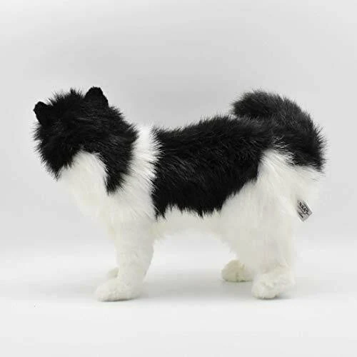 Hansa Black and White Cat Plush