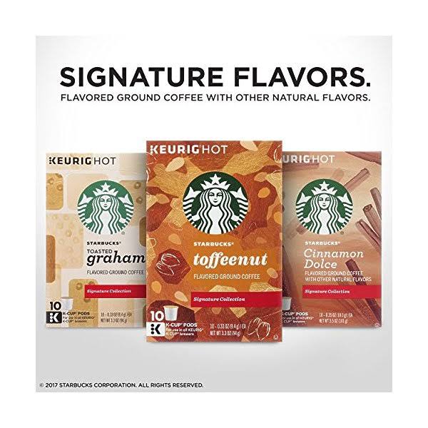 Starbucks Flavored Coffee K-Cup Variety Pack for Keurig Brewers, 6 60 Count