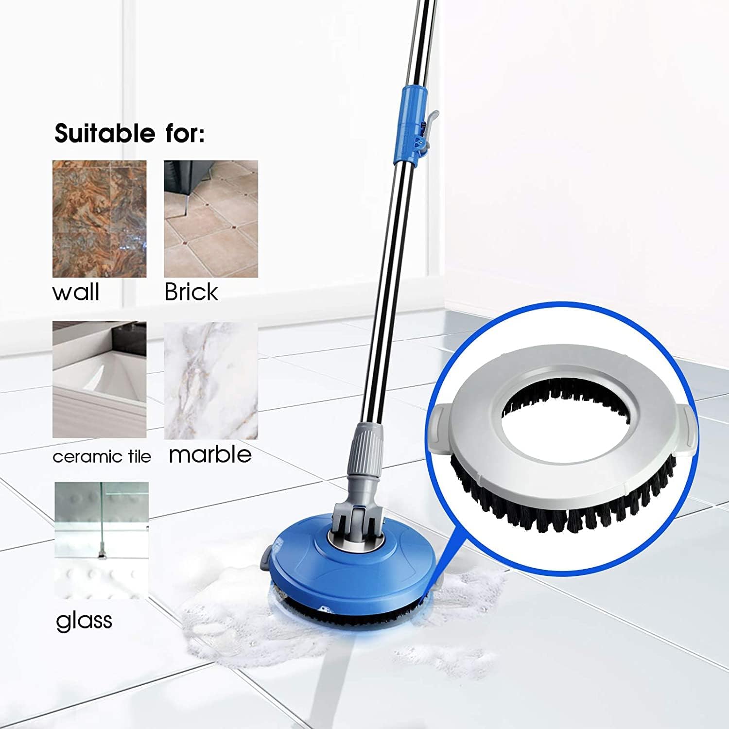 MASTERTOP Spin Mop and Bucket with Wringer Set and Spin Mop and Bucket with Foot Pedal