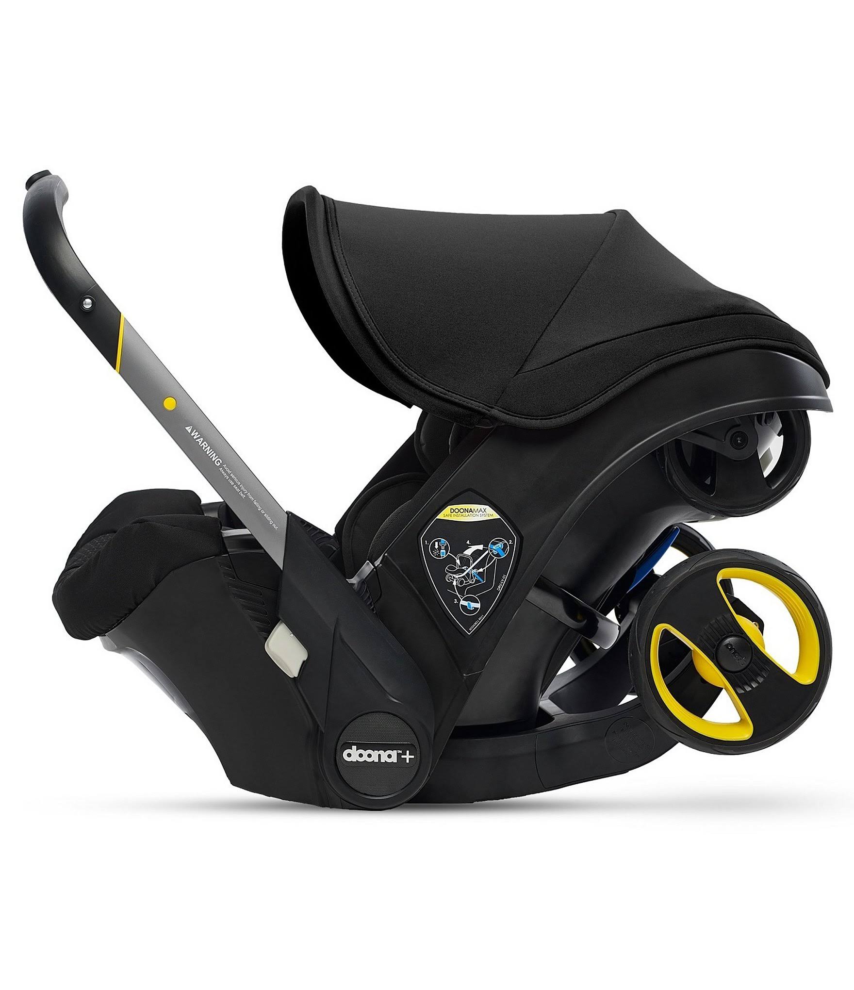 Doona Infant Car Seat Stroller with Base Nitro Black
