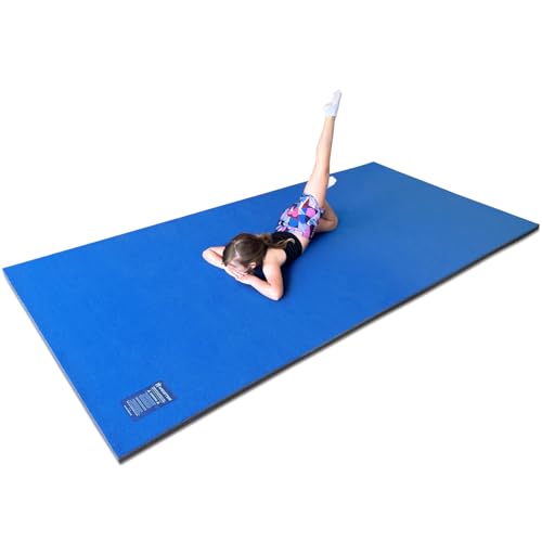 Meister FlexFloor Gymnastics & Cheer Mat - Roll-Up Carpet Training Floor for Home & Gym
