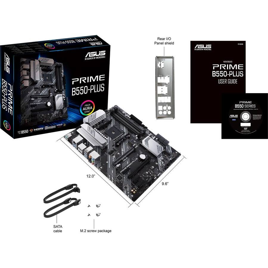 Asus Prime B550-PLUS AMD AM4 ATX Motherboard