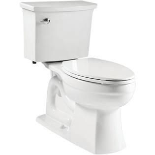 Kohler Elongated Toilet Elmbrook The Complete Solution 2-Piece 1.28 GPF 1-Flush