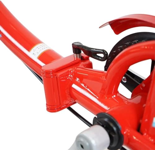 Foldable Bicycle Lightweight Alloy Folding Bicycle City Comter Variable Speed Bike, with Colorful Wheel, City Compact Urban Comters