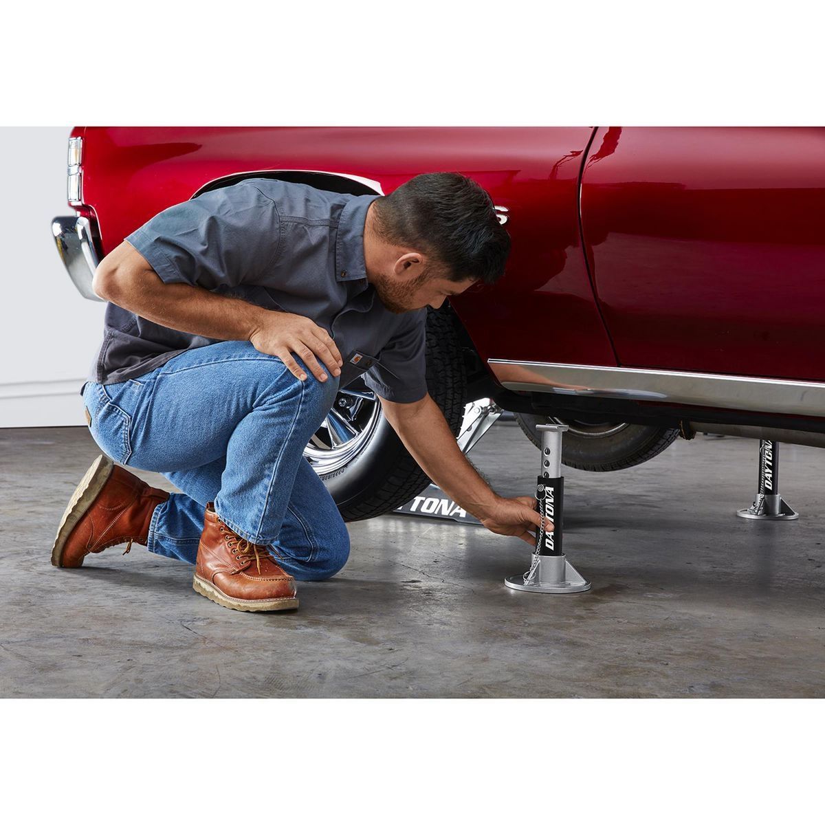 DAYTONA 3 Ton Aluminum Jack Stands
